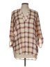 Penelope 100% Polyester Ivory 3/4 Sleeve Blouse Size L - photo 1