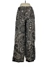 Soft Surroundings Paisley Black Casual Pants Size S - photo 2