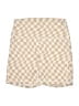 WILO Checkered-gingham Ivory Board Shorts Size M - photo 1