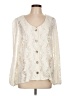 Assorted Brands Ivory White Cardigan Size L (estimated) - photo 1
