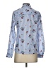 Assorted Brands Print Blue Long Sleeve Button-Down Shirt Size S - photo 2