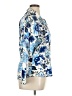 Zara Paisley Blue Long Sleeve Blouse Size XL - photo 4