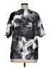 Unbranded 100% Polyester Gray Short Sleeve Blouse Size 1XL - photo 2