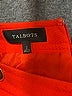 Talbots 100% Cotton Solid Red Formal Skirt Size 2 - photo 4