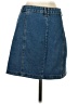 Stradivarius Blue Denim Skirt Size 4 - photo 2
