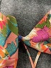 Skatie Tropical Yellow Orange Swimsuit Top Size XXS (estimated) - photo 3