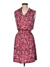 MICHAEL Michael Kors Print Red Pink Casual Dress Size M - photo 1