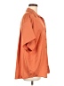A New Day 100% Polyester Orange Short Sleeve Blouse Size M - photo 4