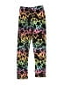 PixieLane Graphic Black Velour Pants Size 4 - photo 1