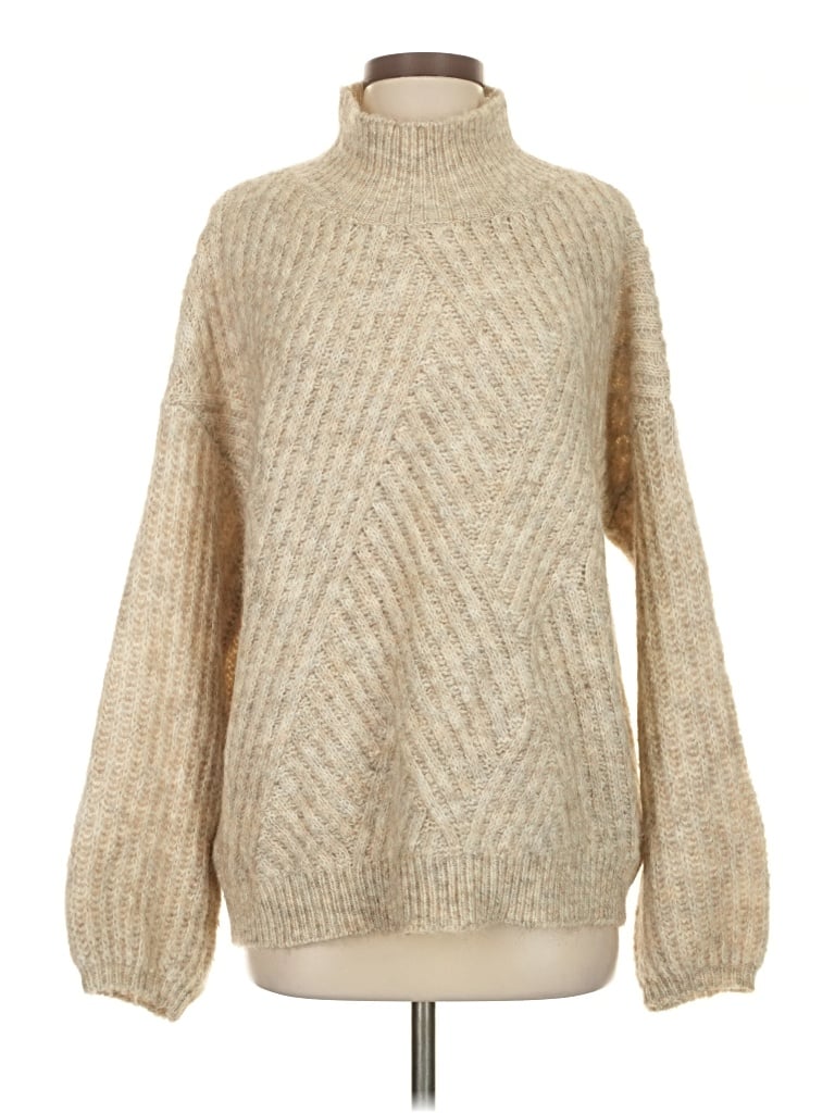 Pre-owned Frnch Turtleneck Sweater In Brown
