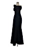Theia 100% Polyester Blue Black Cocktail Dress Size 4 - photo 1