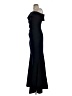 Theia 100% Polyester Blue Black Cocktail Dress Size 4 - photo 5