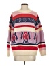 FRNCH Print Pink Pullover Sweater Size S - photo 1