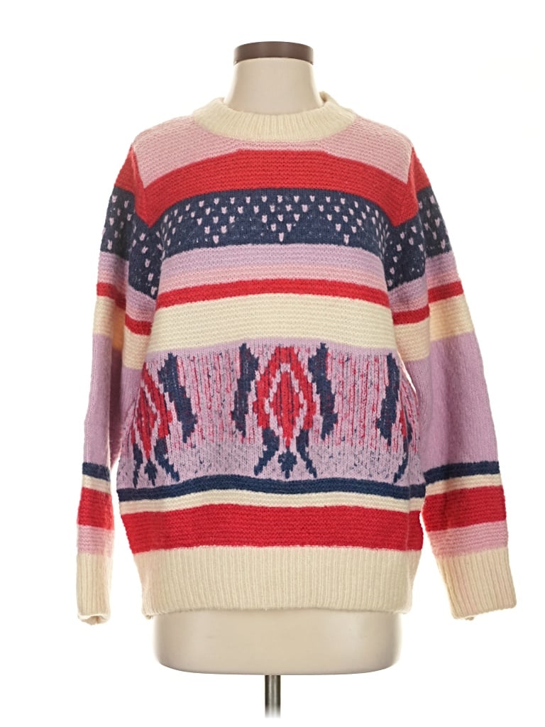 Pre-owned Frnch Pullover Sweater In Pink