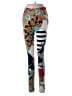 Tapemeasure Graphic Blue Leggings Size S - photo 1