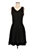 Assorted Brands Solid Black Cocktail Dress Size M - photo 1