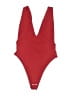 Unbranded Solid Red One Piece Swimsuit Size S - photo 1