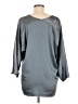 Grade & Gather 100% Polyester Gray 3/4 Sleeve Blouse Size M - photo 2