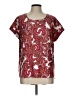 Tacera Paisley Red Short Sleeve T-Shirt Size L - photo 1