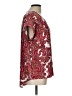 Tacera Paisley Red Short Sleeve T-Shirt Size L - photo 4