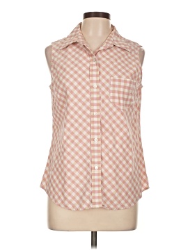 Evan Picone Sleeveless Button Down Shirt