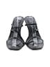 Wild Pair Gray Black Sandals Size 7 1/2 - photo 2