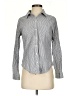 Gap Outlet Stripes Gray Long Sleeve Button-Down Shirt Size XS - photo 1