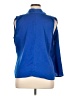Shein Curve 100% Polyester Blue 3/4 Sleeve Blouse Size 1X - photo 2