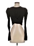 A.L.C. 100% Cotton Black Long Sleeve Top Size S - photo 1