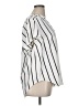 Torrid 100% Polyester Stripes Ivory Short Sleeve Blouse Size 1X Plus (1) - photo 4