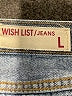Wishlist 100% Cotton Blue Denim Shorts Size L - photo 3