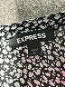 Express 100% Polyester Polka Dots Gray Cocktail Dress Size M - photo 6