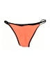 PilyQ Color Block Orange Swimsuit Bottoms Size M - photo 2