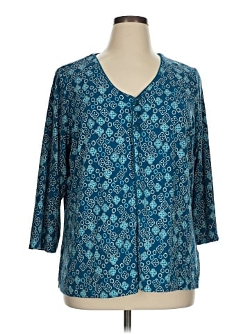 Norm Thompson 3/4 Sleeve Blouse (view 1)