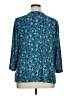 Norm Thompson Teal 3/4 Sleeve Blouse Size XL - photo 2