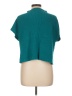 Unbranded 100% Rayon Teal Green Poncho Size L (estimated) - photo 2