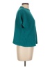 Unbranded 100% Rayon Teal Green Poncho Size L (estimated) - photo 4