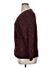 August Max Woman Paisley Burgundy Pullover Sweater Size 0X - photo 5