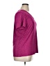 Jaclyn Smith Burgundy Short Sleeve Top Size XL - photo 4