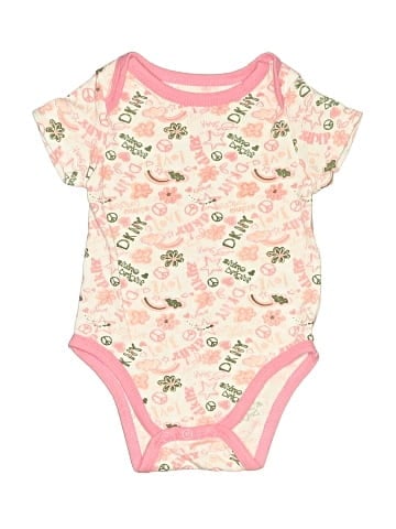 DKNY Baby Short Sleeve Onesie (view 1)