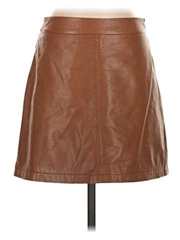 Cupcakes & Cashmere Leather Skirt (view 1)