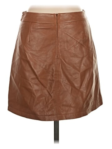 Cupcakes & Cashmere Leather Skirt (view 2)