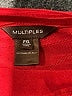 MULTIPLES Red 3/4 Sleeve Top Size XL (petite) - photo 7