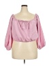 ELOQUII Pink 3/4 Sleeve Blouse Size 21 - photo 1