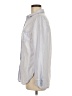 Old Navy 100% Tencel Color Block Silver Long Sleeve Button-Down Shirt Size M - photo 5