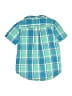 Chaps Plaid Green Short Sleeve Button-Down Shirt Size 7 - photo 2