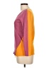 IMAN Color Block Purple Pullover Sweater Size L - photo 5