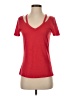 Dex 100% Viscose Red Short Sleeve T-Shirt Size XS - photo 1