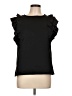 Unbranded 100% Polyester Black Short Sleeve Top Size L - photo 1