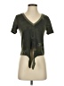 ALTERNATIVE Green Short Sleeve Top Size S - photo 1